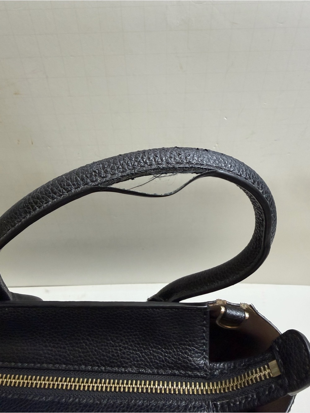 kate spade Black Pebbled Leather Crossbody with Gold Hardware